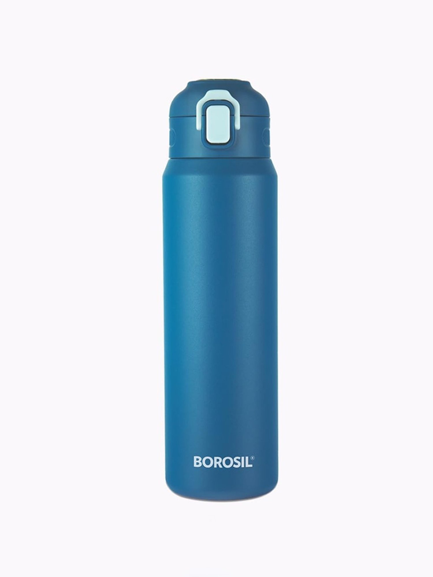 Borosil Blue Stainless Steel Double Wall Vaccum Insulated Water Bottles (800ml)
