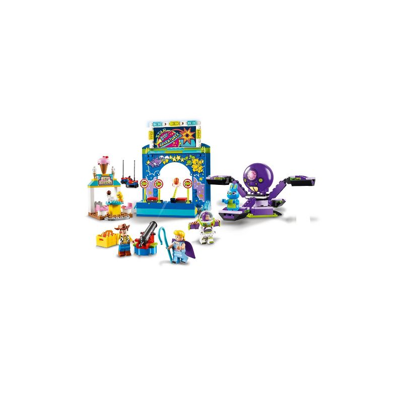 LEGO Disney Pixar's Buzz Lightyear & Woody's Colorful Carnival Mania Toy Story Building Playset 10770