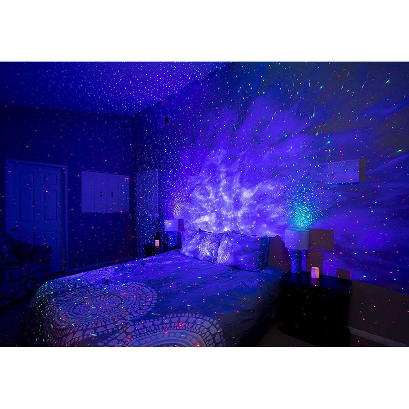 LED Sky Lite and Laser Star Galaxy Projector Green - BlissLights