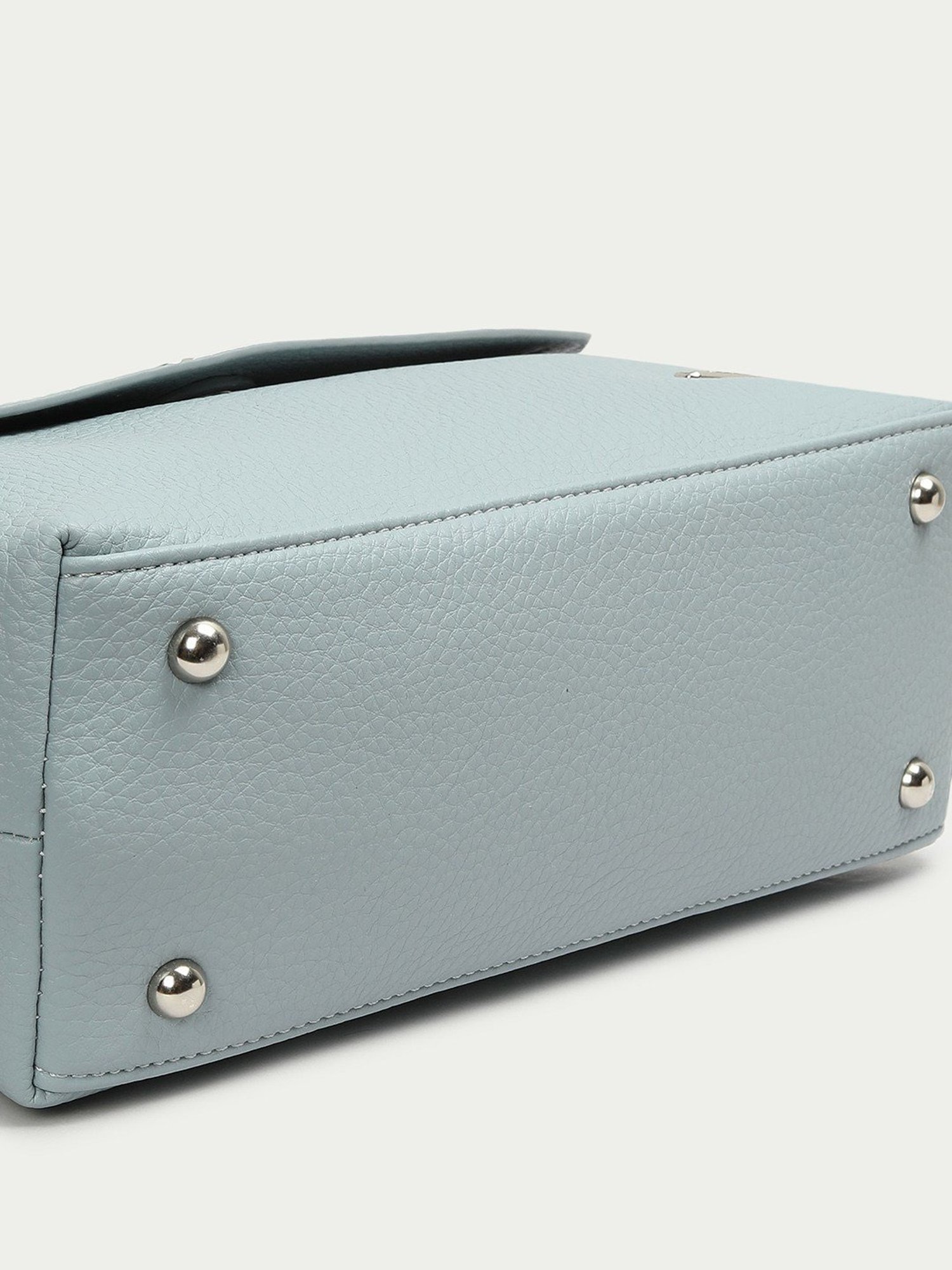 Code by Lifestyle Blue Solid Handbag