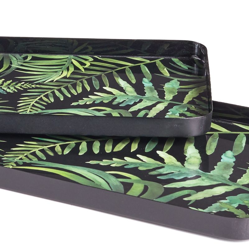 Plum & Post Garden Fern Rectangular Trays, S/2