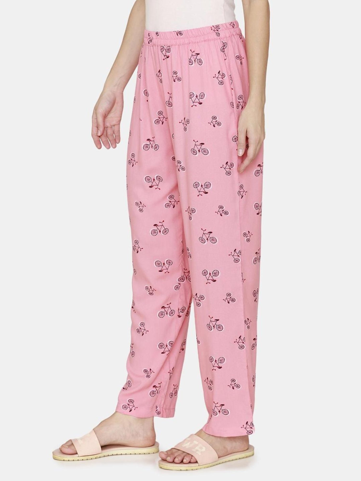 Coucou by Zivame Pink Printed Pajamas