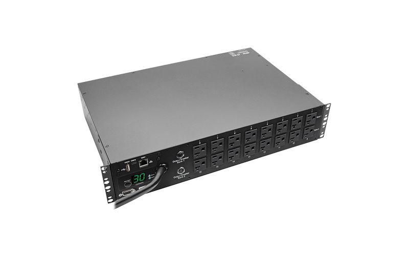 Tripp Lite 2ft Heavy Duty Power Extension Cord 15A 14 AWG C14 C15 Red 2' - For PDU, UPS, Computer, Server, Storage Device, Workstation