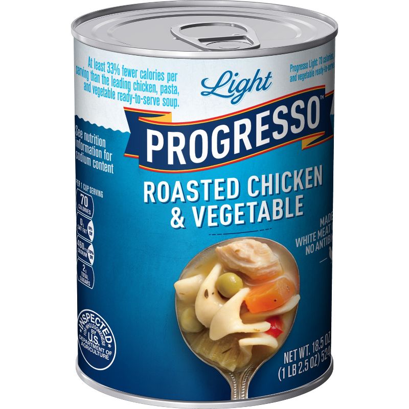 Progresso Light Roasted Chicken & Vegetable Soup - 18.5oz