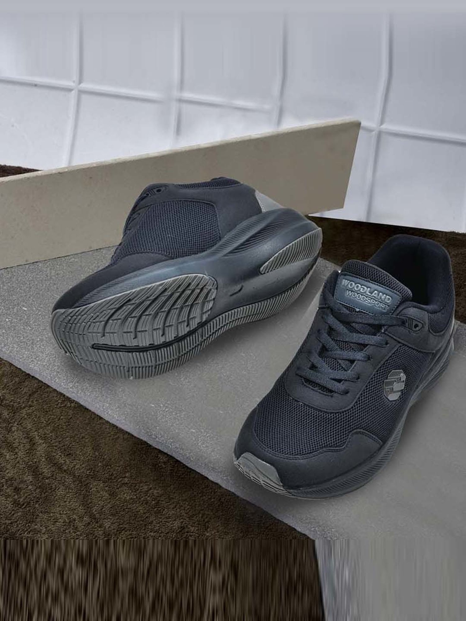 Woodland Men's Navy Running Shoes