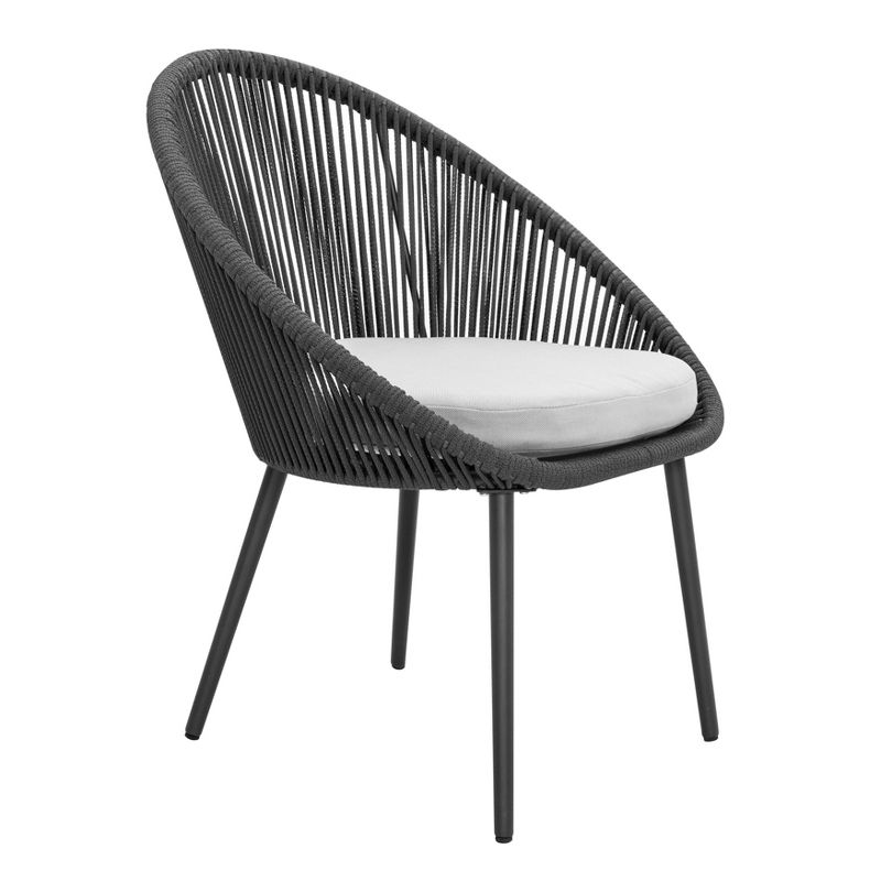 3pc Aluminum & Rope Patio Set - NUU GARDEN