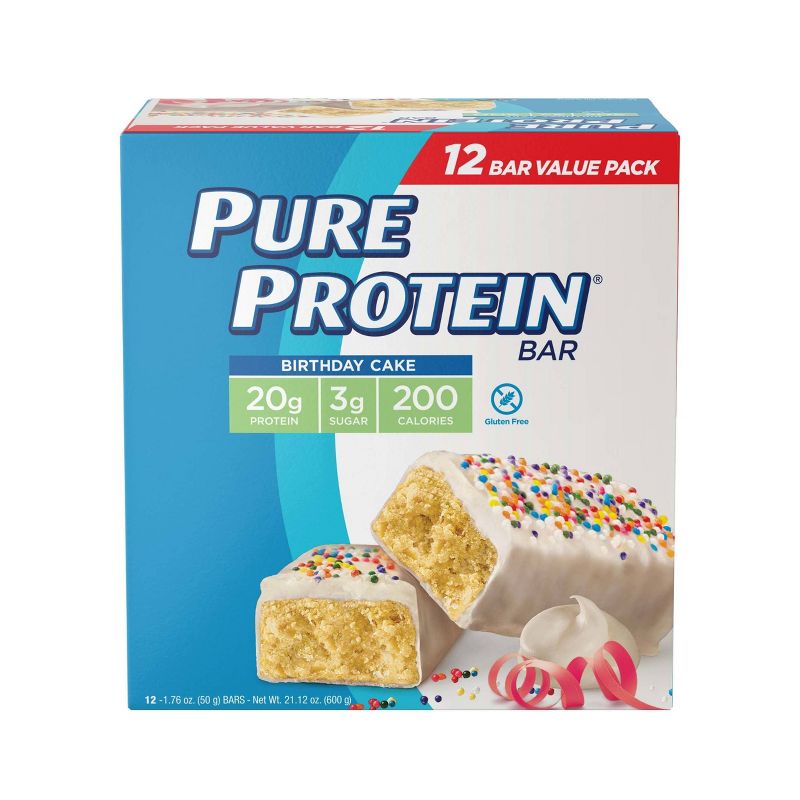 Pure Protein Bar - Birthday Cake - 12ct/21.16oz