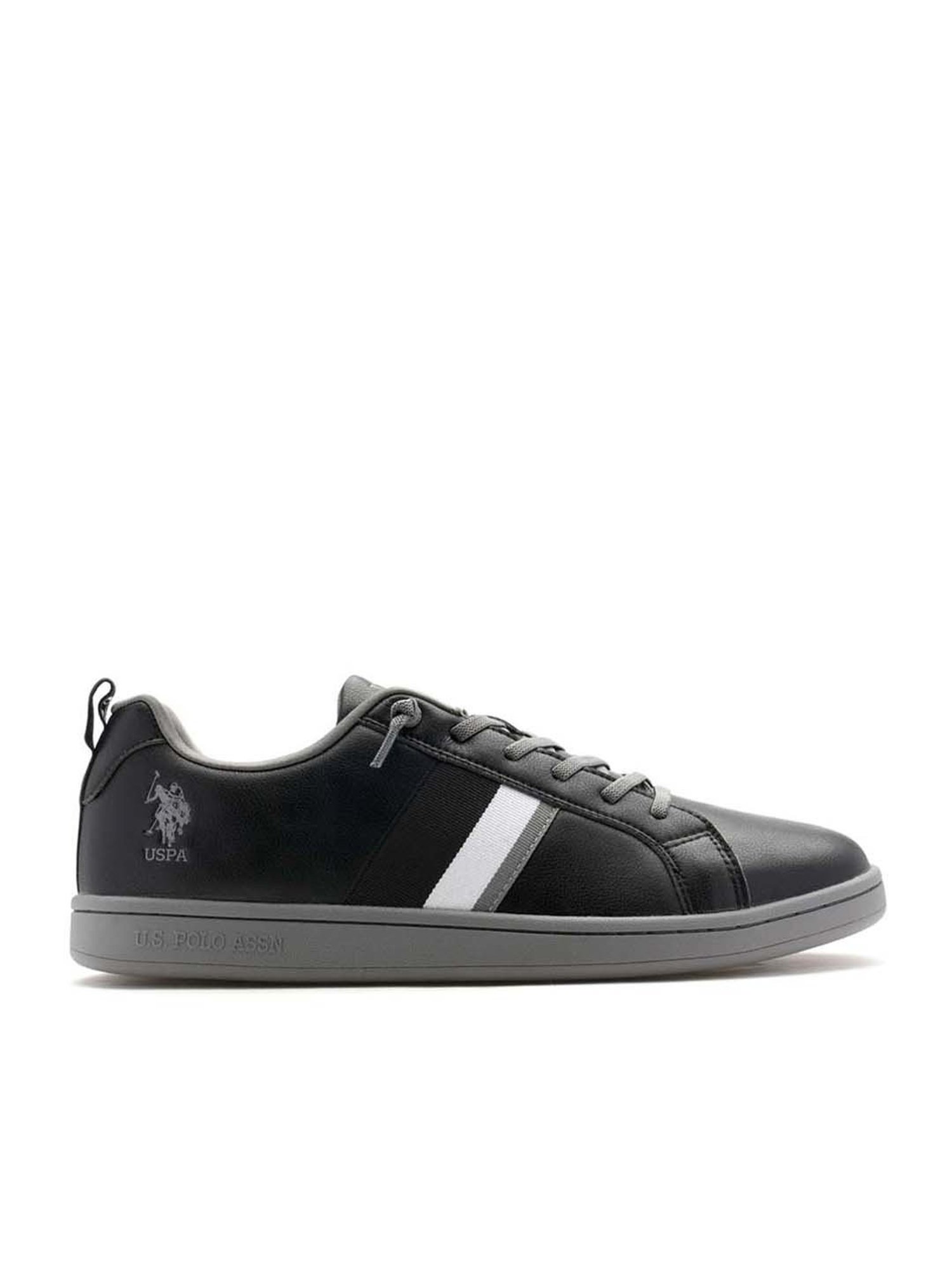 U.S. Polo Assn. Men's LENNART Black Casual Sneakers