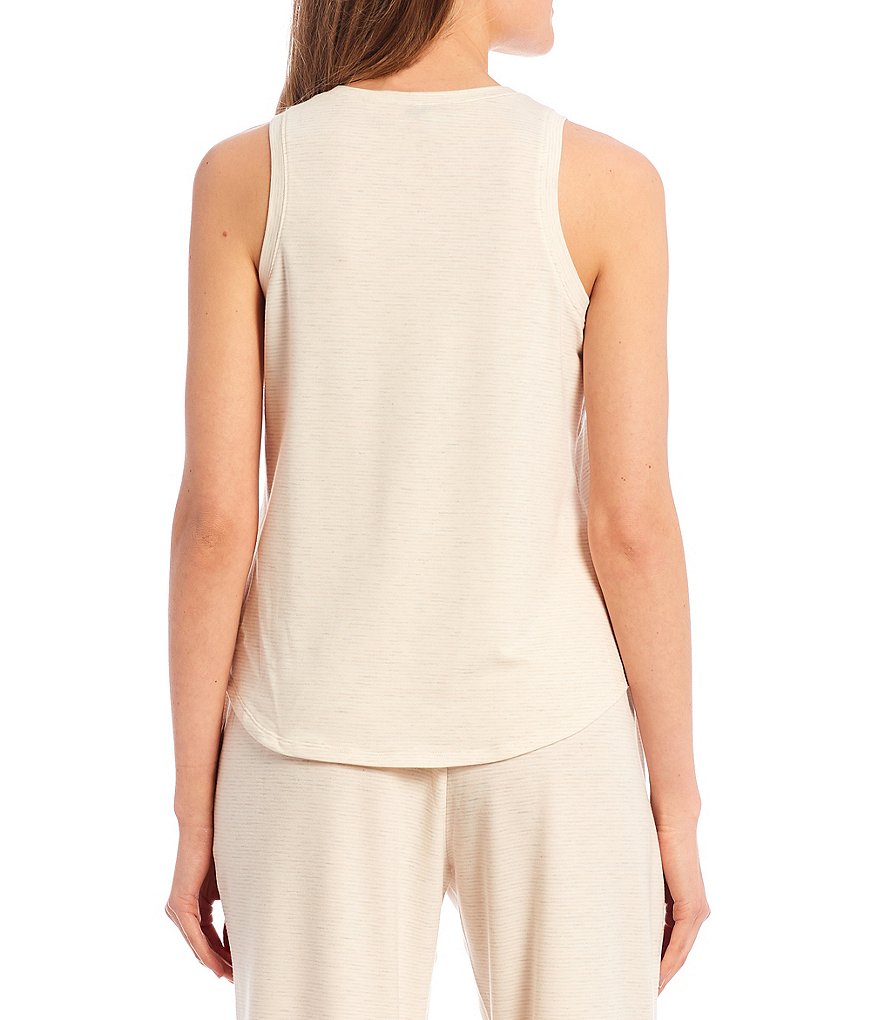 Honey & Sparkle Sleeveless Mini Stripe Knit Tank Top