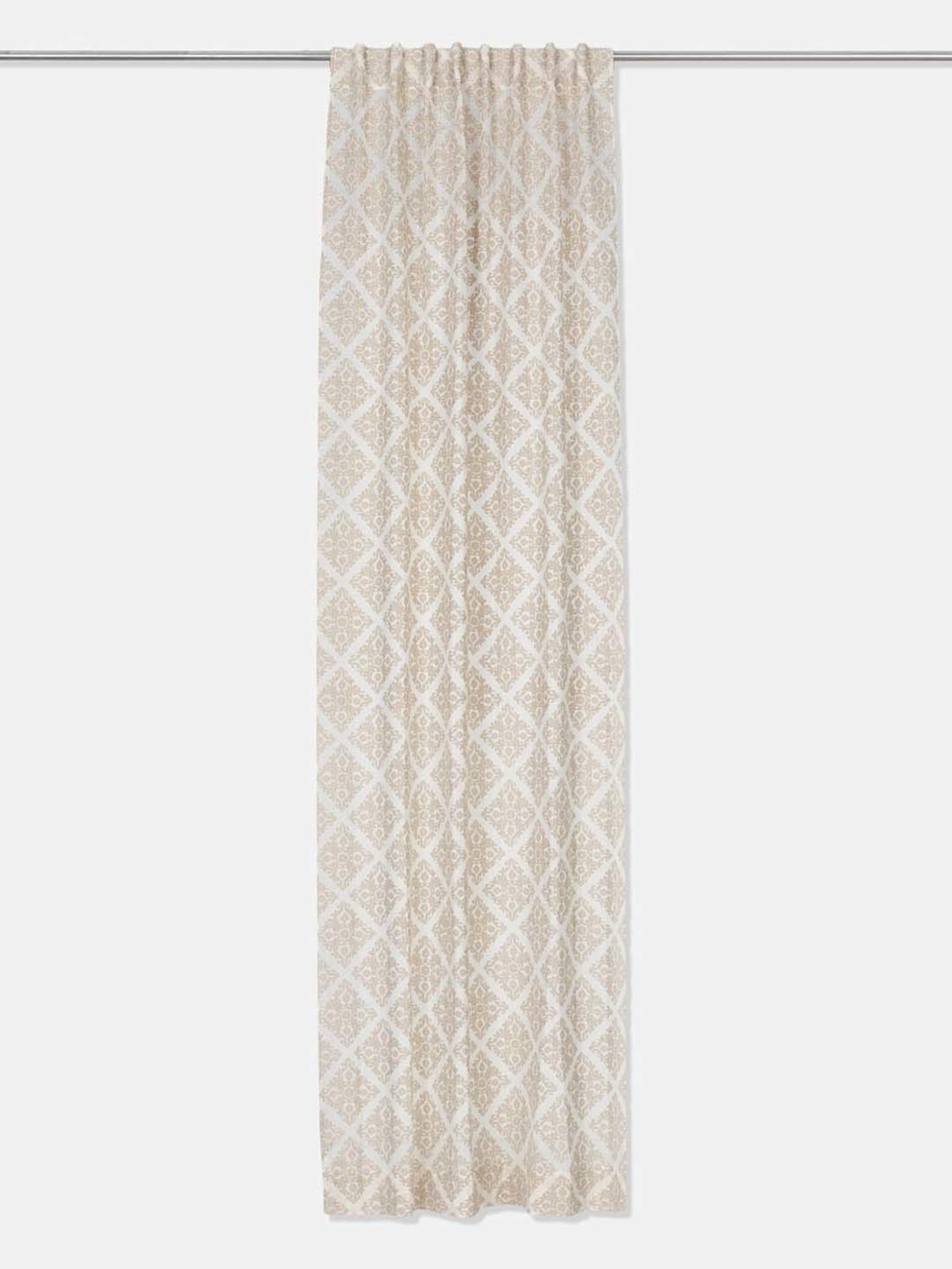 Fabindia Standalone Natural Cotton Cutwork Curtains