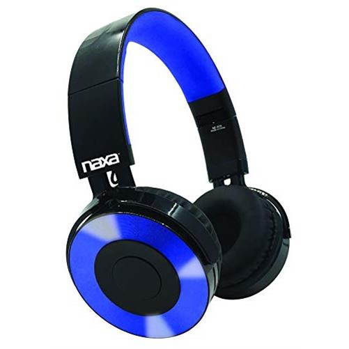 Naxa NE-974 Metro Wireless Headphones, Blue