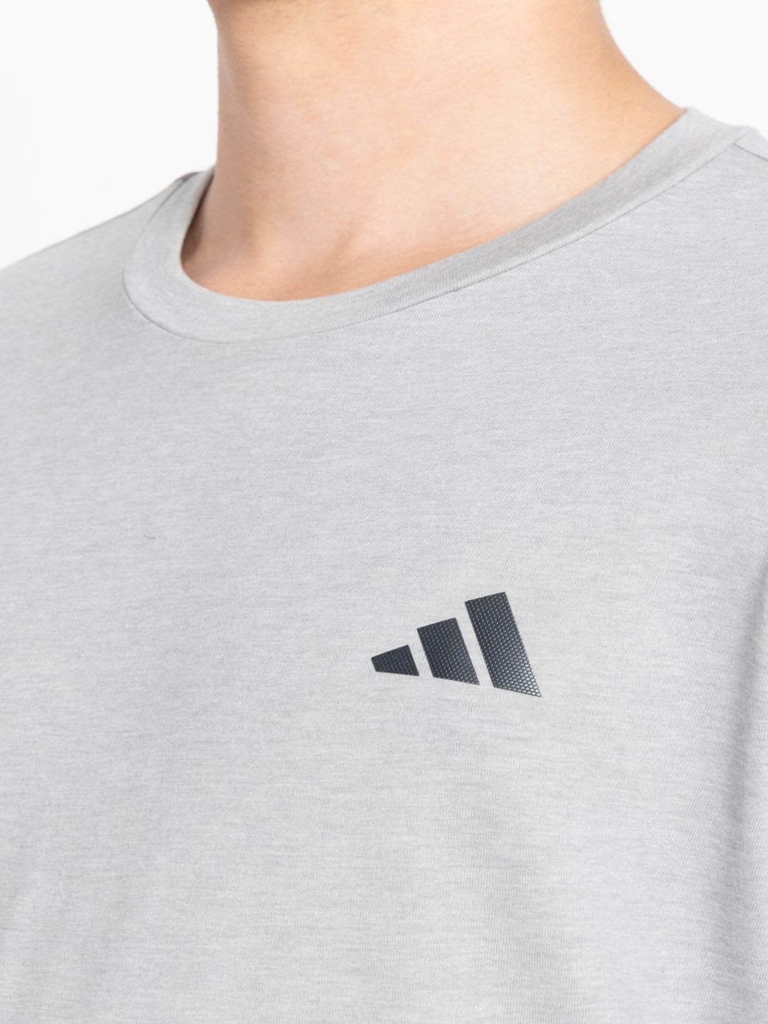 Adidas Sky Grey Regular Fit Sports T-Shirt