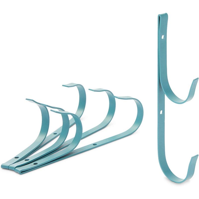 Union & Scale Wall Racks, White, Zinc/Wood UN58026