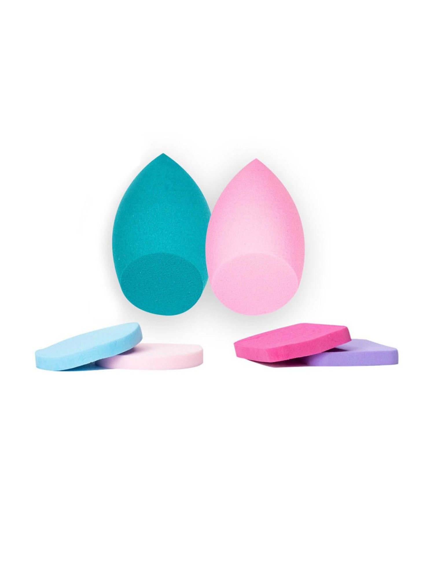Beautiliss Professional Makeup Puff Sponge - Set of 6 (Colour & Shape May Vary)