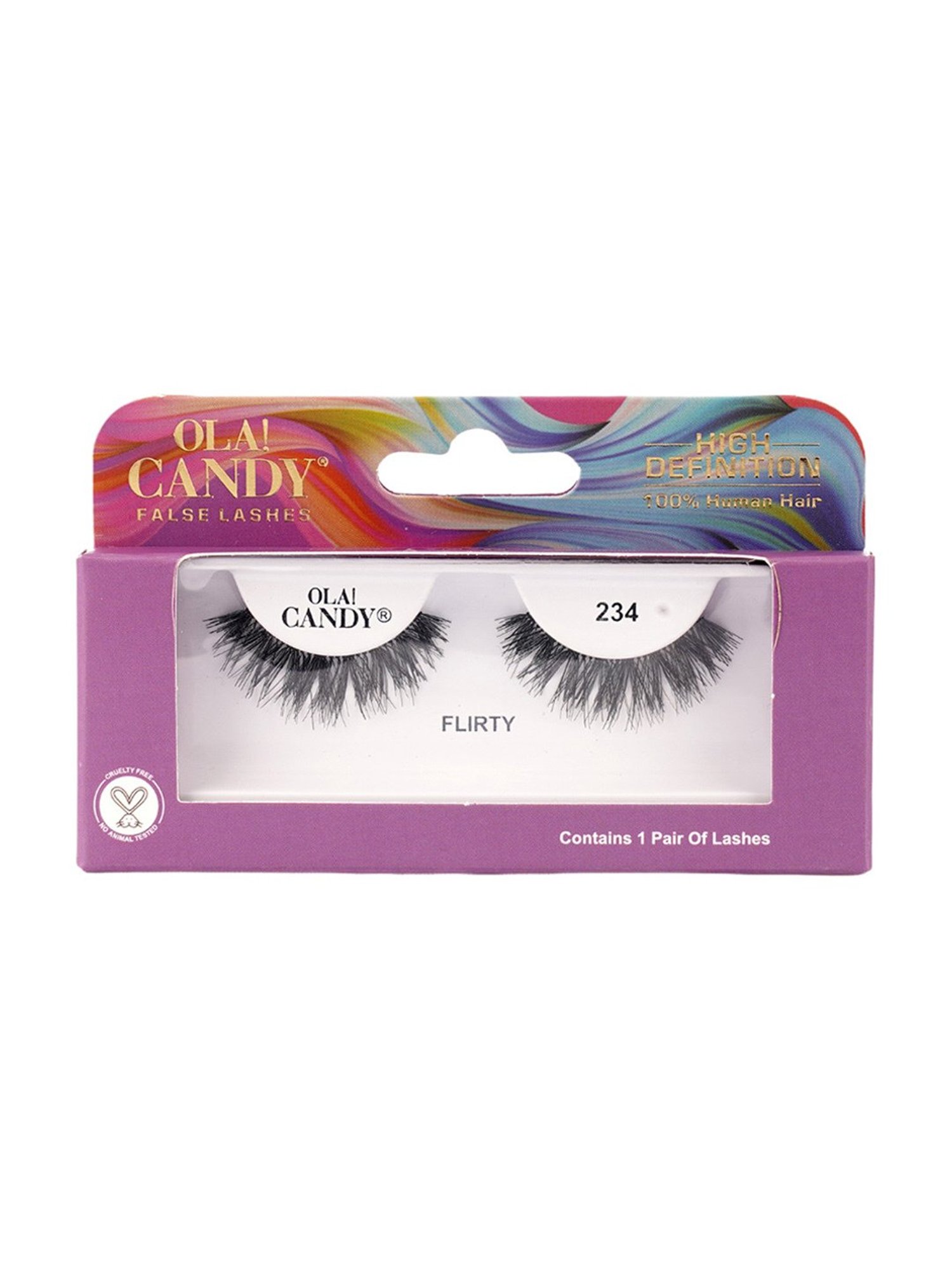 Ola! Candy Flirty Human Hair False Eyelashes - 234