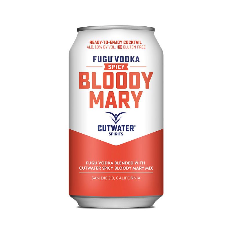 Cutwater Fugu Spicy Bloody Mary Cocktail - 4pk/12 fl oz Cans