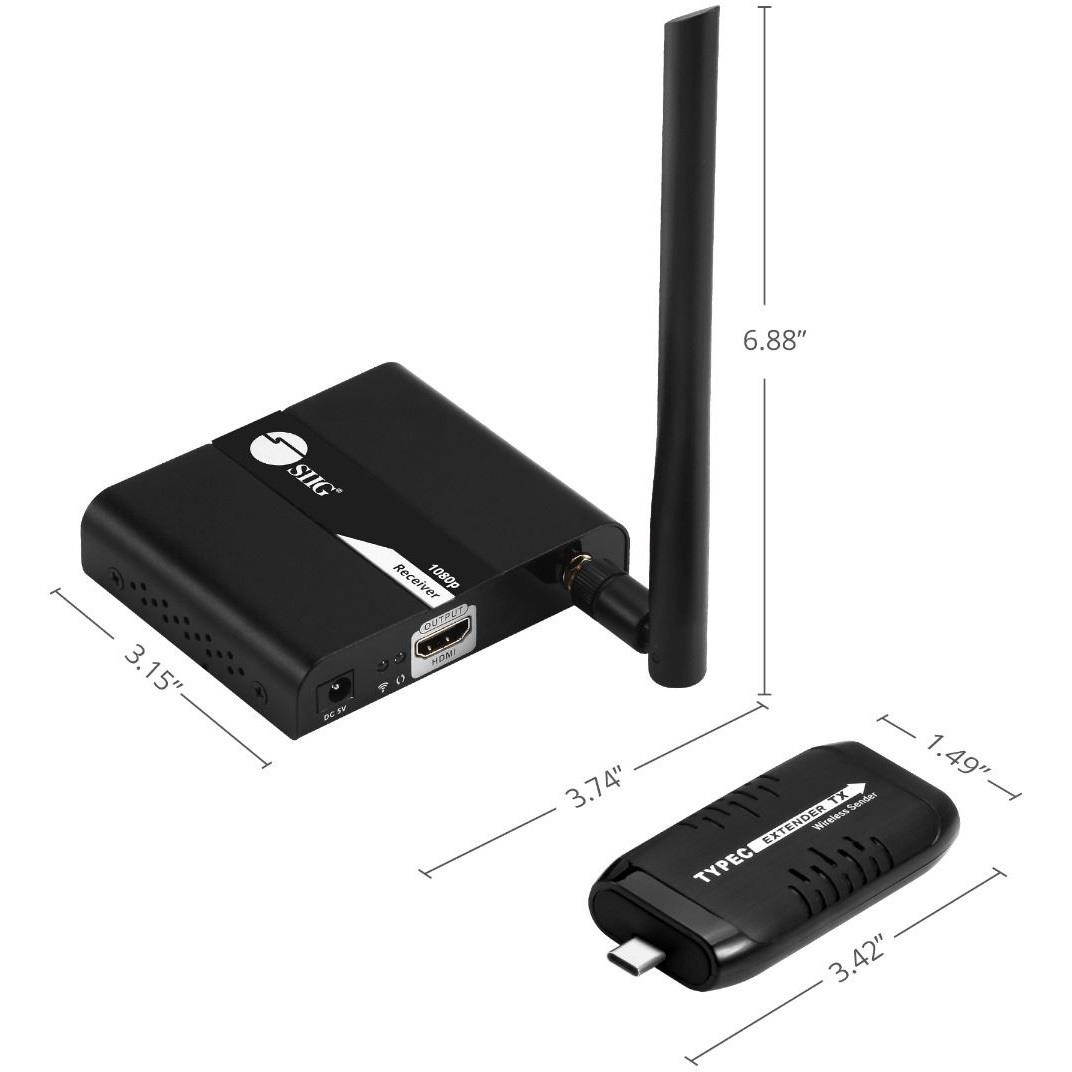 SIIG Type-C Wireless Extender Kit 30M CEH25J11S1