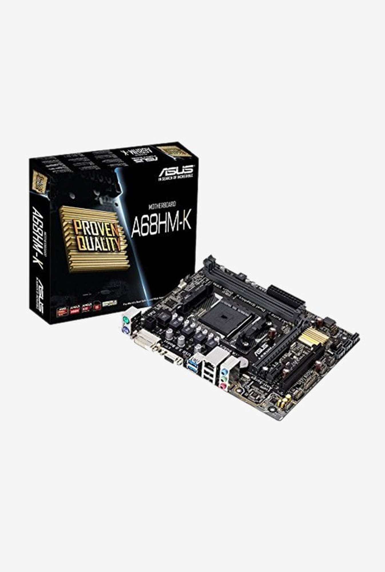 Asus A68HM-K AMD A68H FCH Chipset Motherboard (Black)