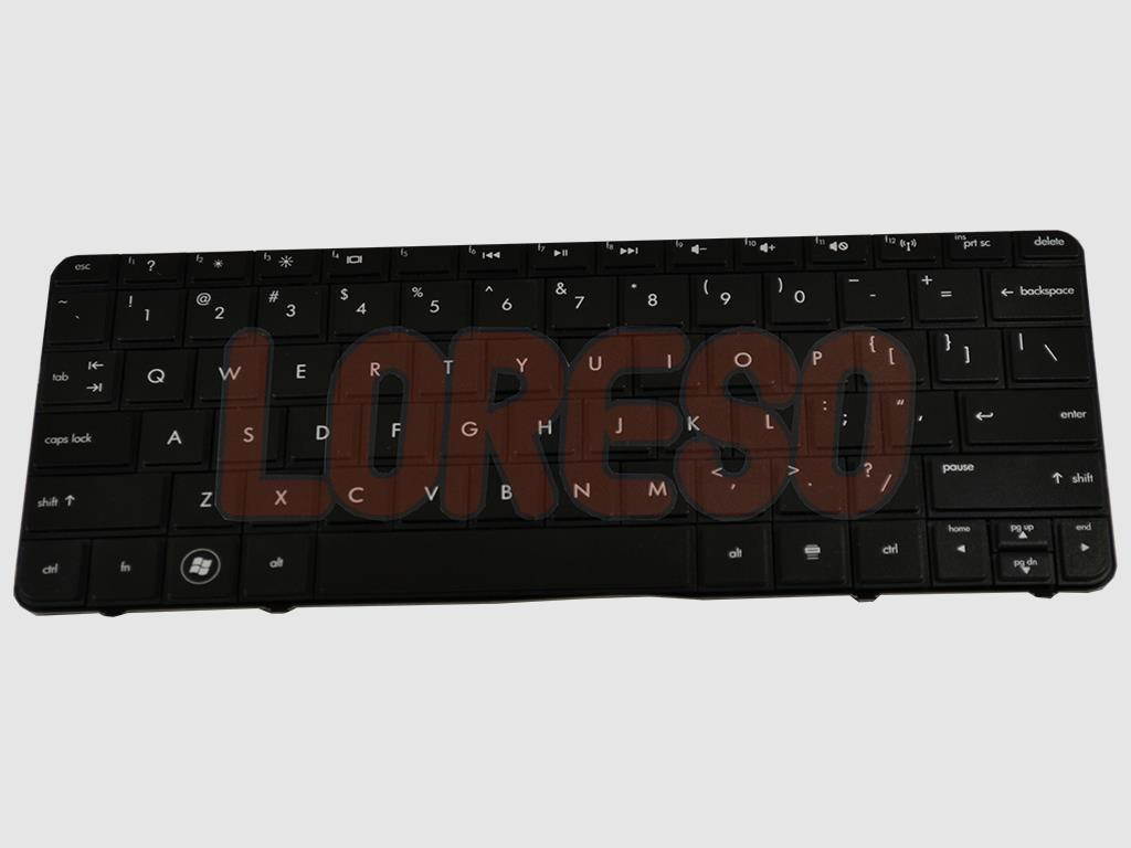 Loreso Compatible Laptop Keyboard Replacement for HP Mini 110-3000 110-3100 110-3500 110-3600 110-3700 110-3800 606618-031 SG-36500-2BA LKB-HC36B - (Black)