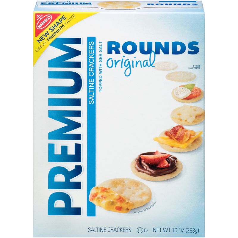 Premium Rounds Original Saltine Crackers - 10oz
