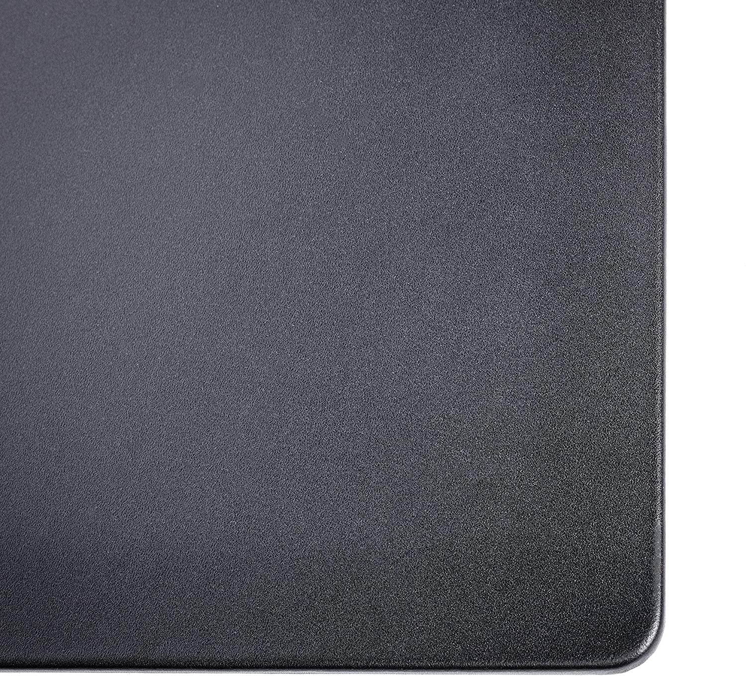 Dacasso Classic Leather Mouse/Keyboard Desk Pad Mat, 30 x 12.5, Black