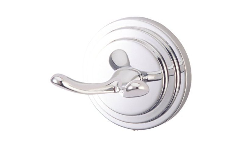 Double Robe Hook - Chrome