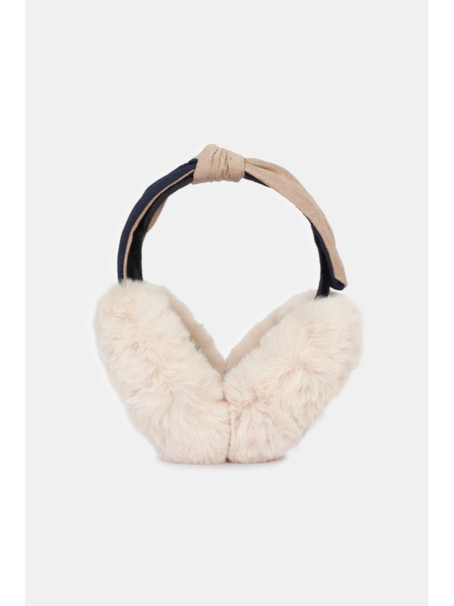 Forever Glam by Pantaloons Beige Solid Earmuffs
