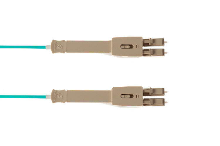1m LC-LC OM4 Premium Multimode Push-Pull Tab 50/125 Fiber Optic Cable