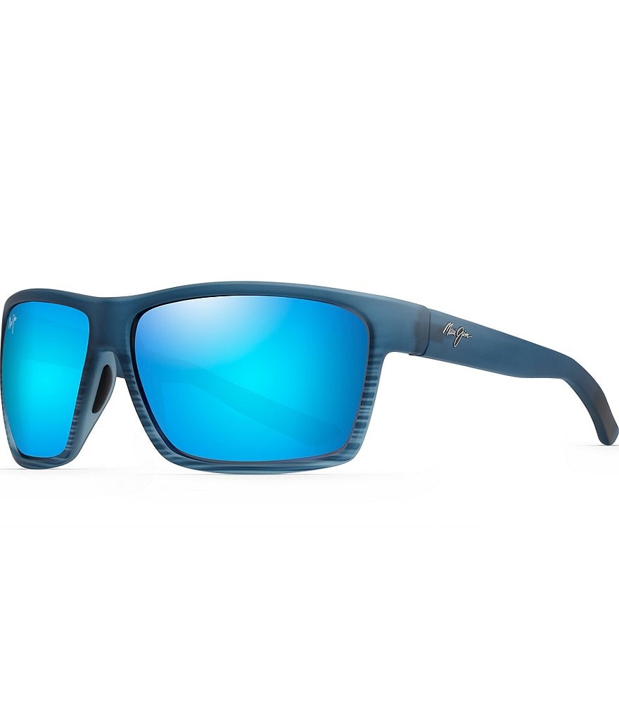 Maui Jim Alenuihaha PolarizedPlus2&reg; Wrap 64mm Sunglasses