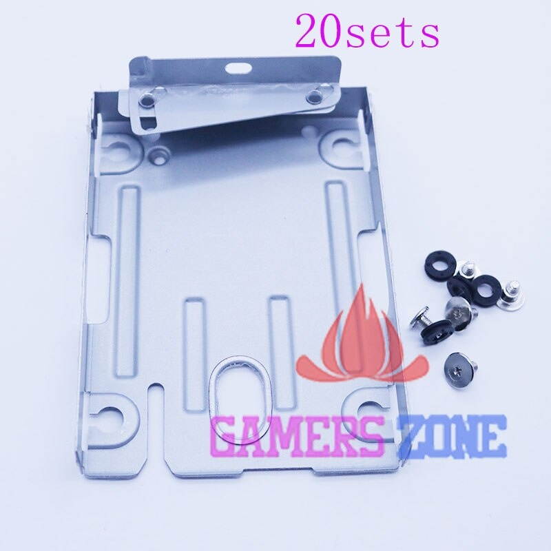 20sets Hard Disk Drive Mounting Bracket Kit for Playstation 3 PS3 Super Slim CECH-4000