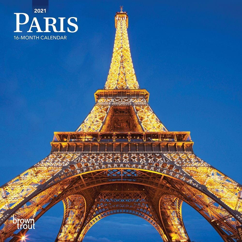 BrownTrout,  Paris Mini Wall Calendar 2021