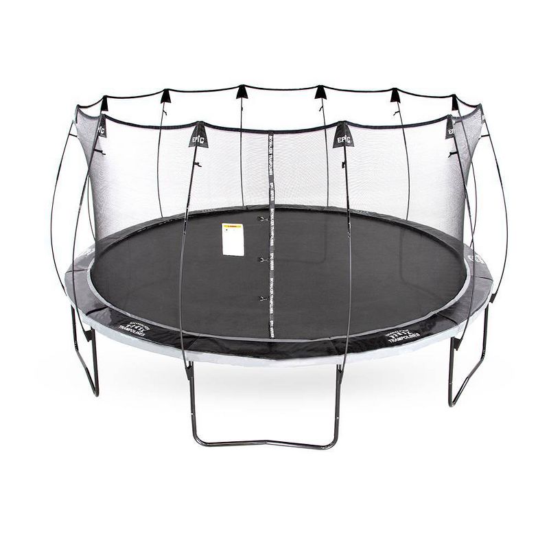 Skywalker Trampolines Epic Series 16' Round Trampoline - Black/Gray