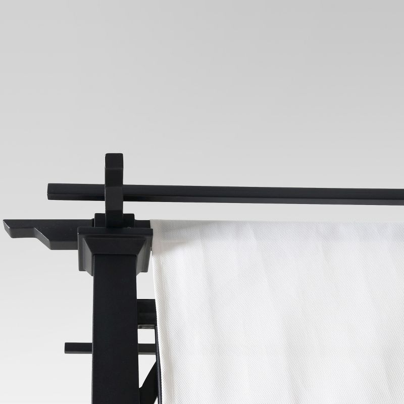 10' x 10' Adjustable Shade Pergola - Black/Gray - Threshold™