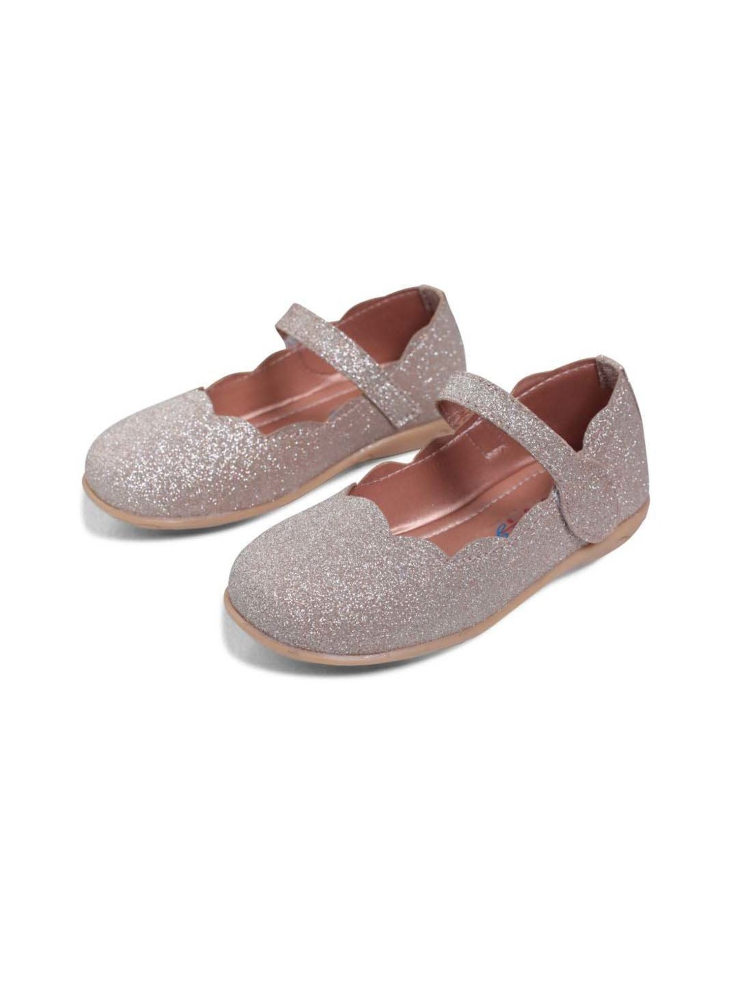 Tiny Bugs Kids Golden Mary Jane Shoes
