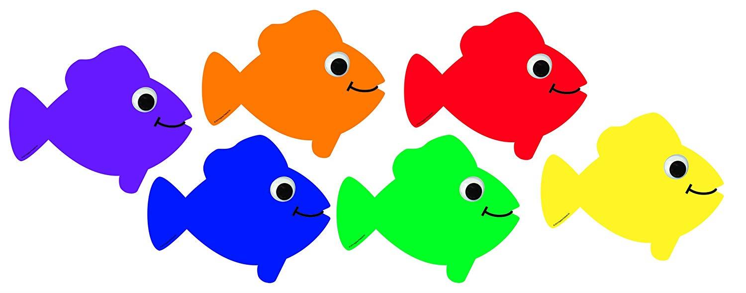 Hygloss Products Fish Classroom Accents &ndash; Creative Teaching Resources &ndash; 7.5 Inches, 30 Pack