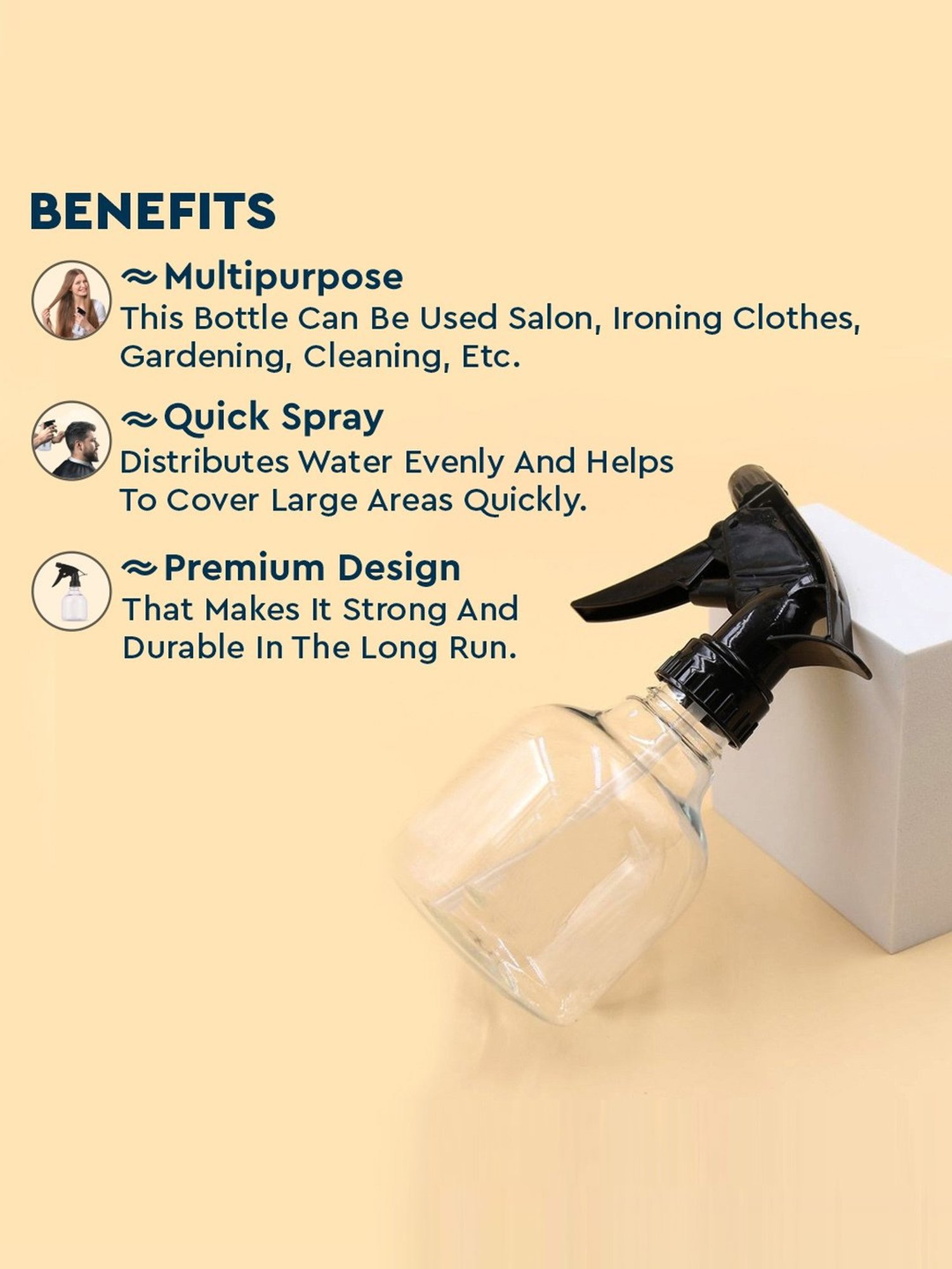 GUBB Hair Spray Bottle