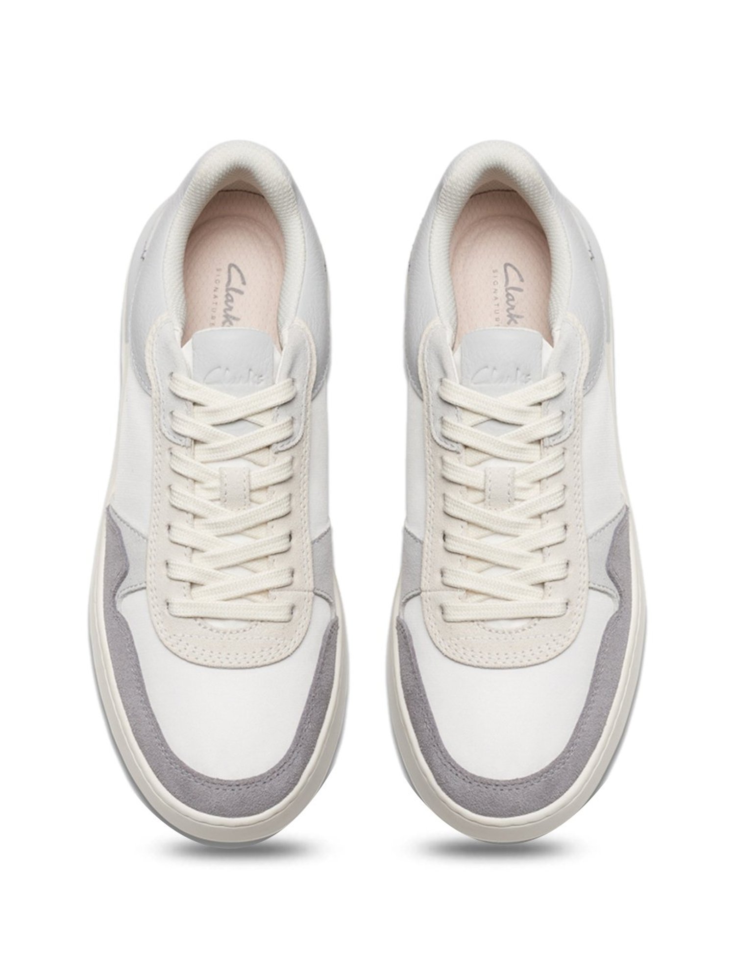 Clarks Men's CourtLite Grey Casual Sneakers