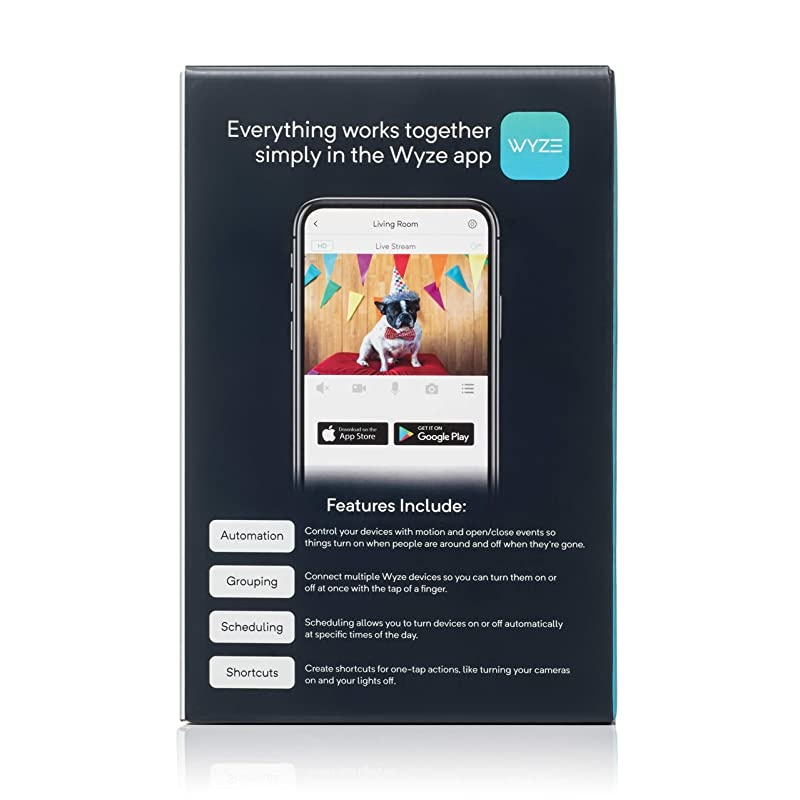 Cam 1080p HD Indoor Smart Home Camera with Night Vision 2Way Audio Works with Alexa amp The Google Assistant