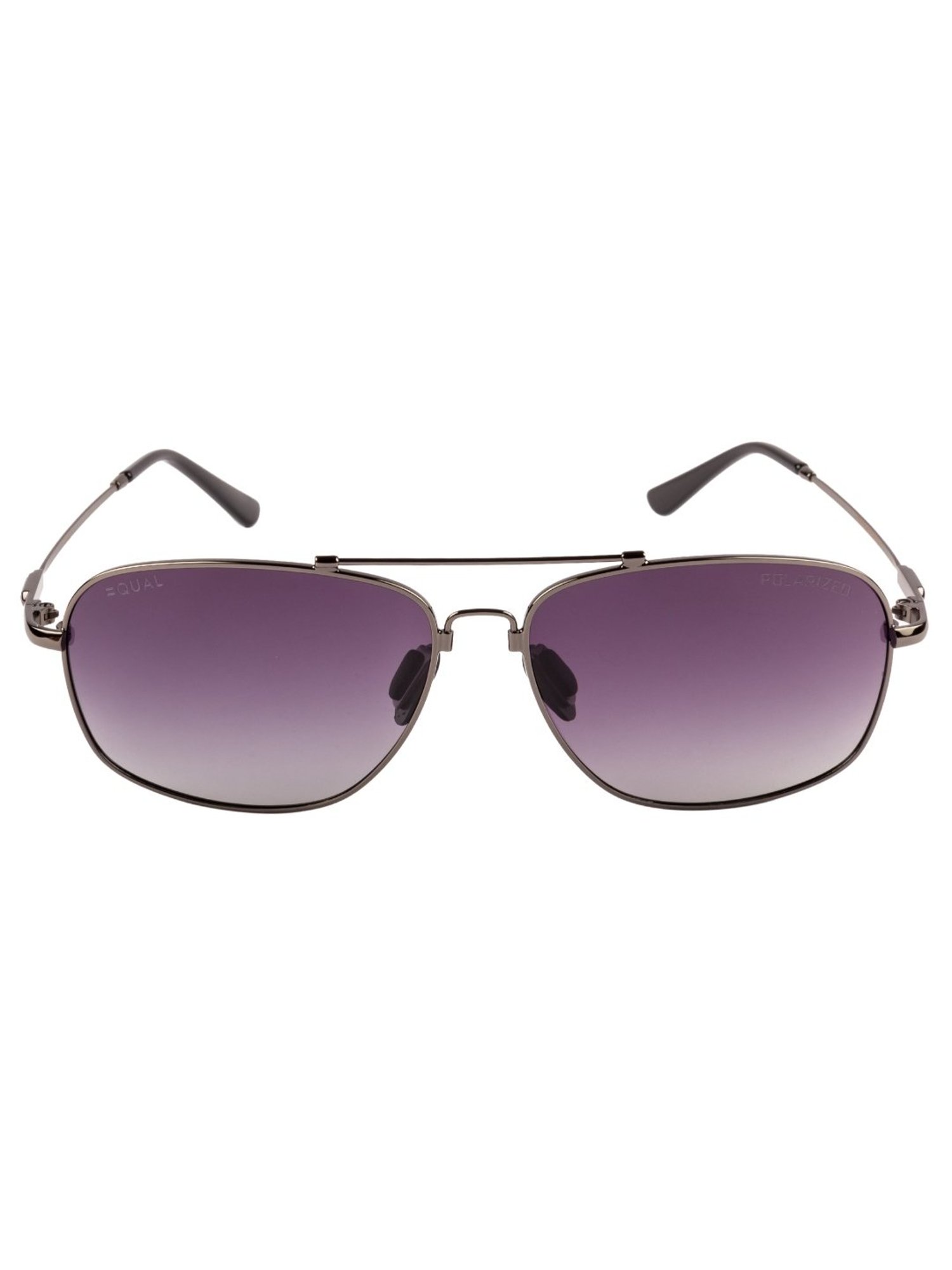 Equal Grey Square Unisex Sunglasses