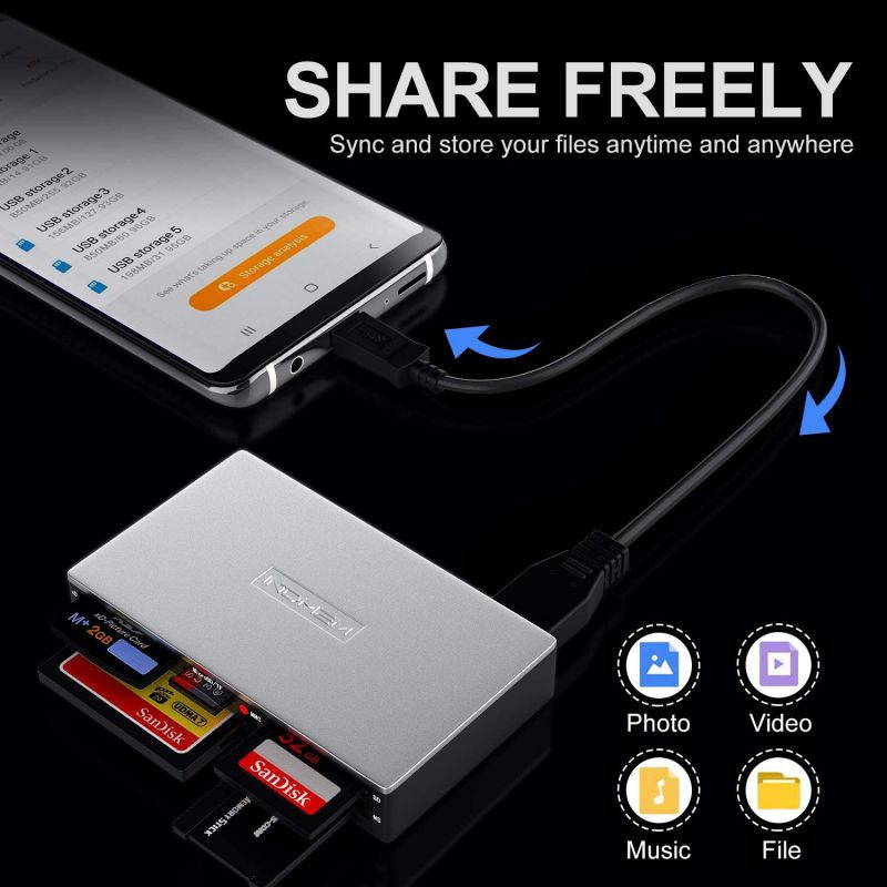 SDDR-B531-GN6NN MobileMate USB 3.0 microSD Card Reader - SDDR-B531-GN6NN Black