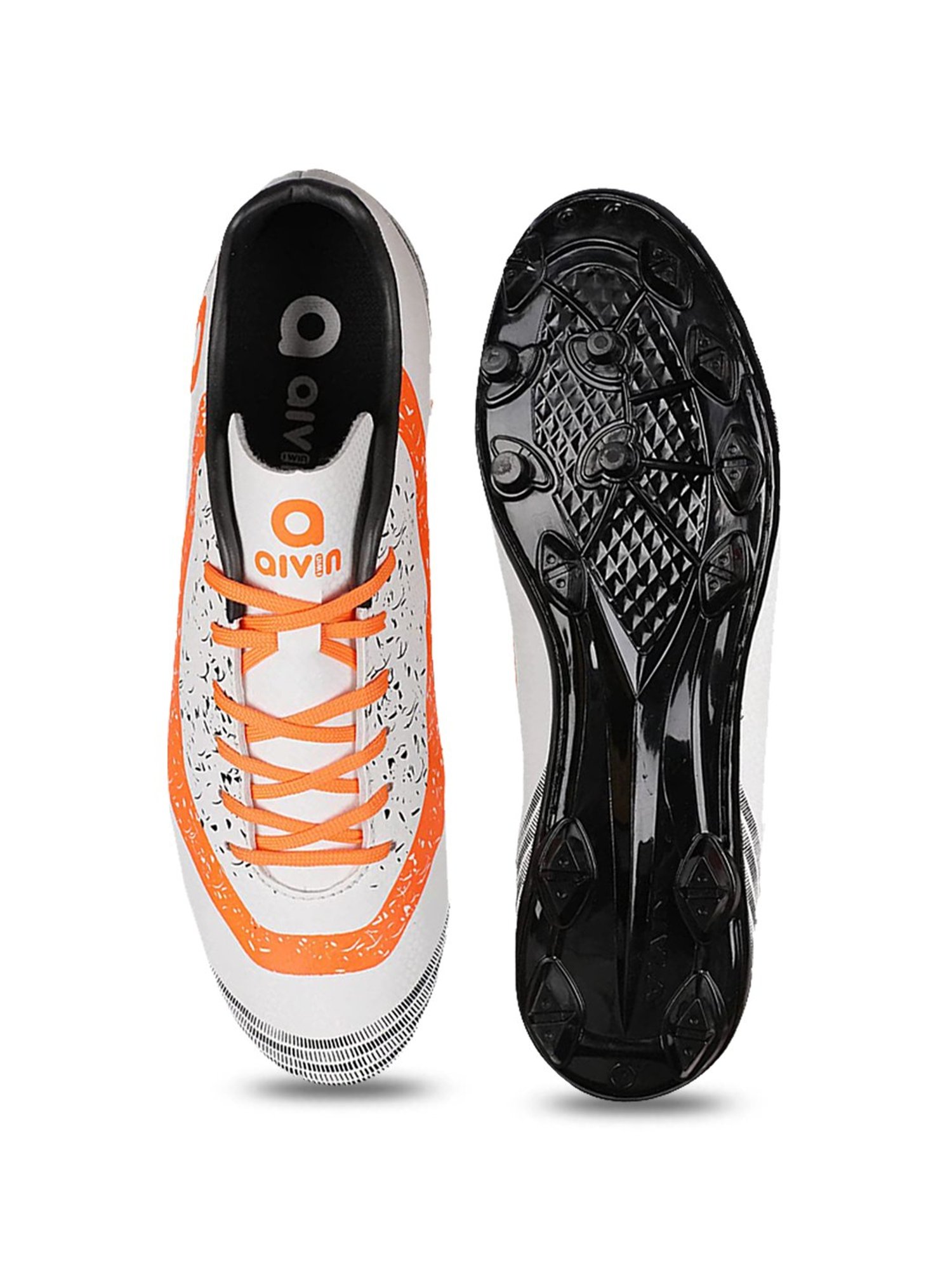 AIVIN Men's Uplift Off White Football Shoes