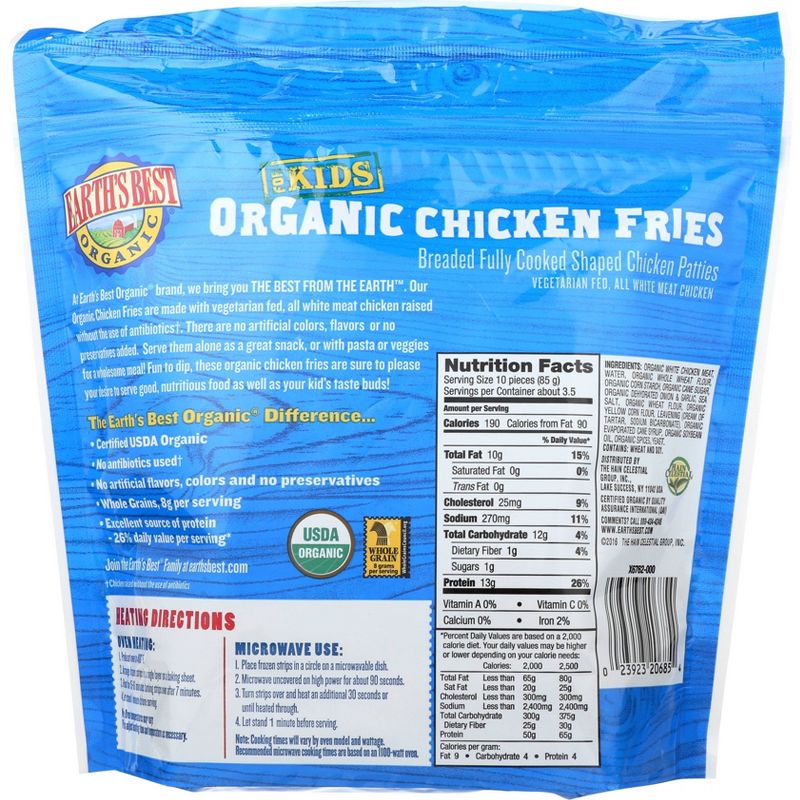 Earth's Best Organic Frozen Chicken Fries - 10oz