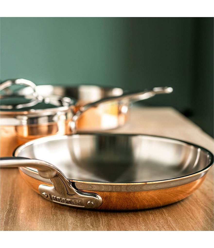Hestan CopperBrand Induction Copper Skillet, 11#double;