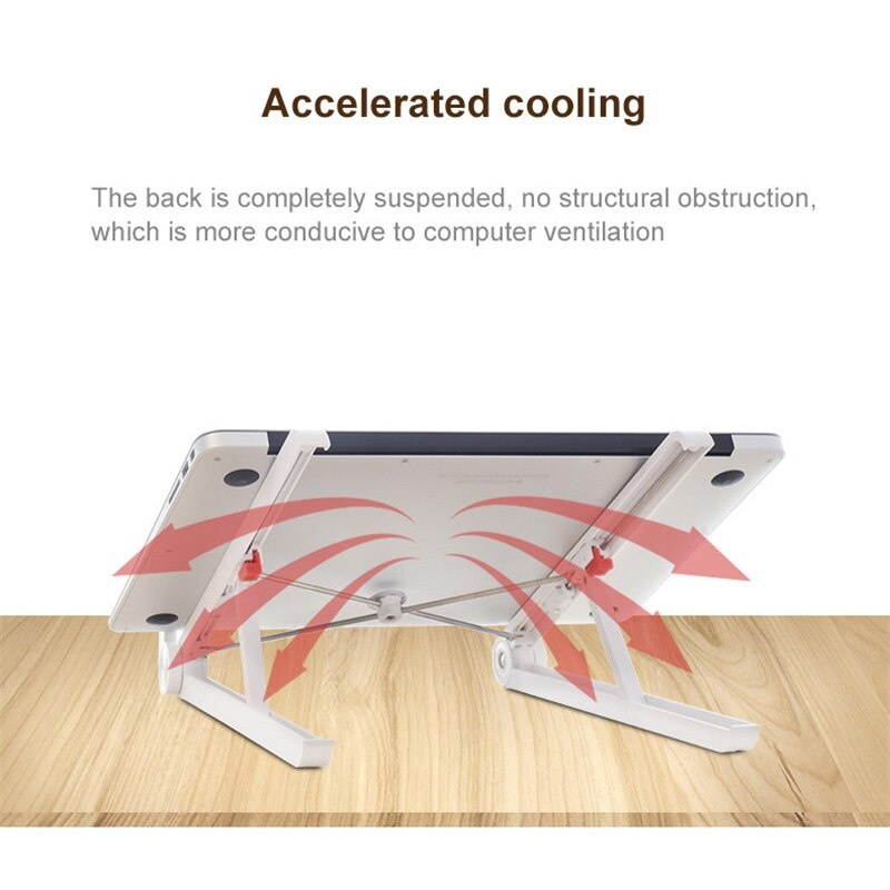 Portable Base Notebook Stand Foldable Laptop Stand Adjustable Holder For Macbook Pro Tablet Support Computer Cooling Stand Riser