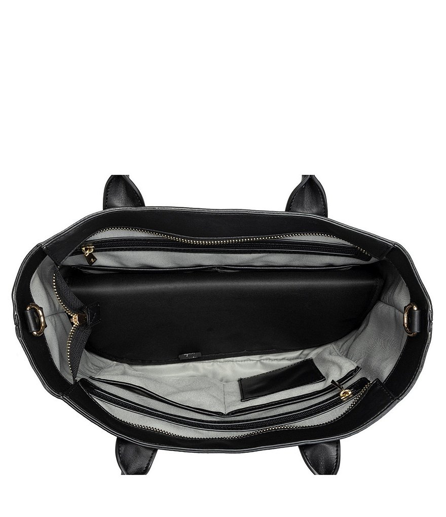 Ju-Ju-Be Eco Leather Zip Top Tote Bag