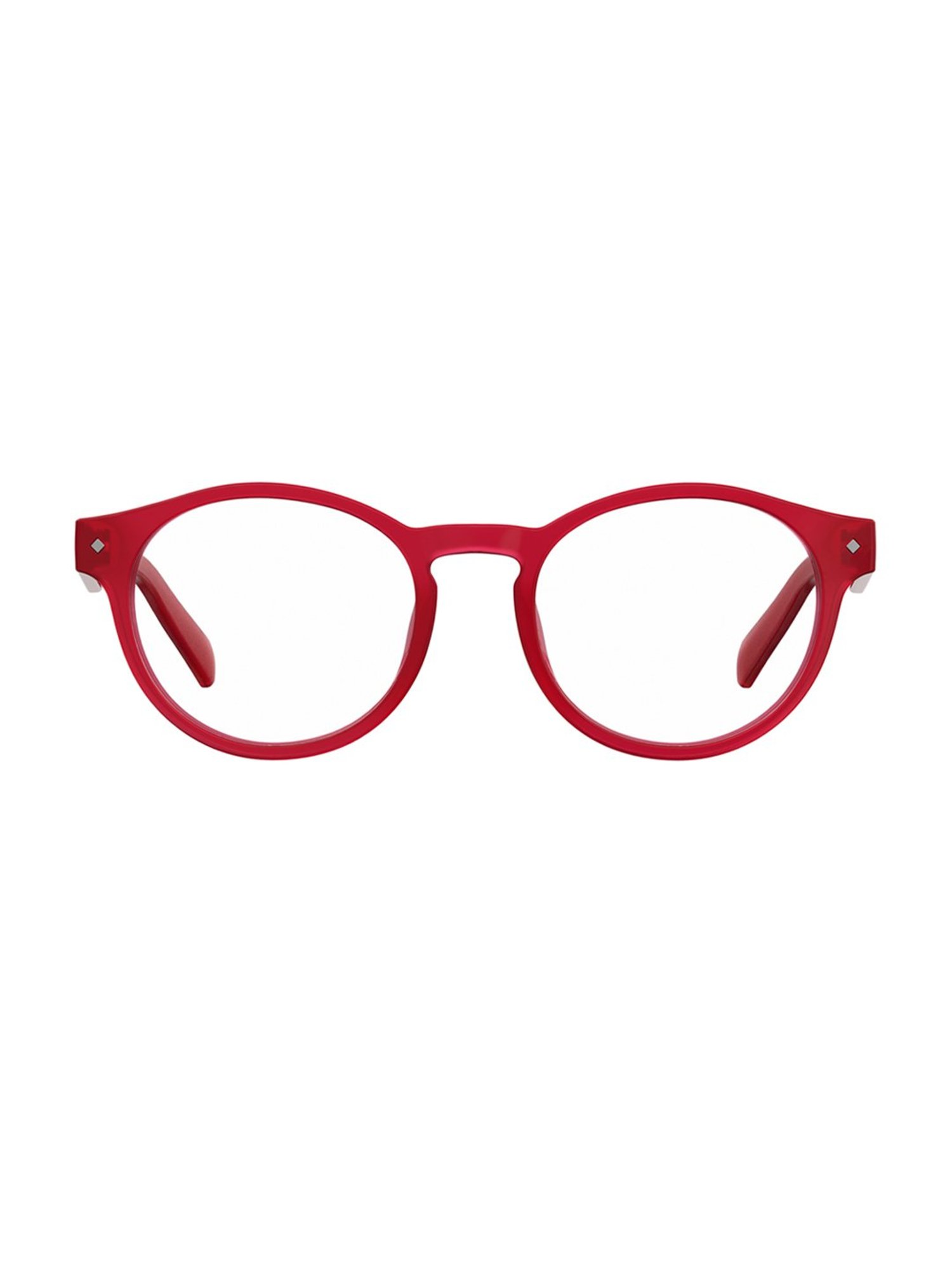 Polaroid Red Round Unisex Reading Glasses Power: +1.50
