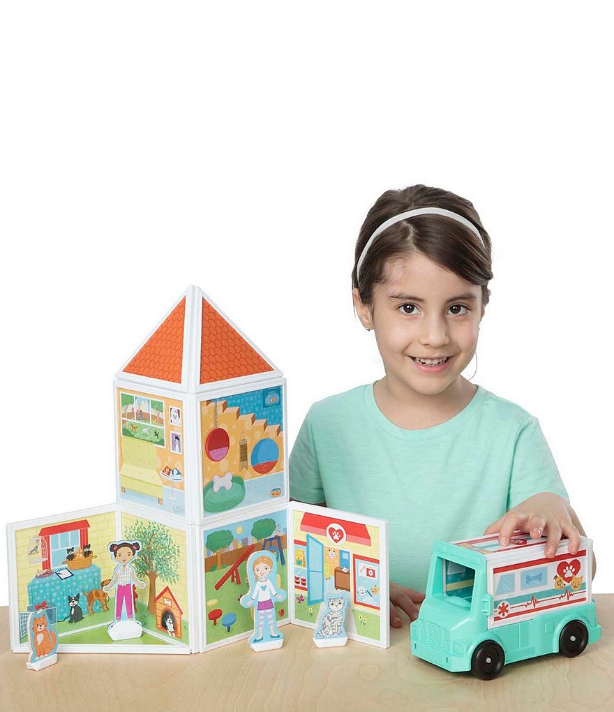 Melissa & Doug STEM Magnetivity&trade; Pet Center Building Play Set