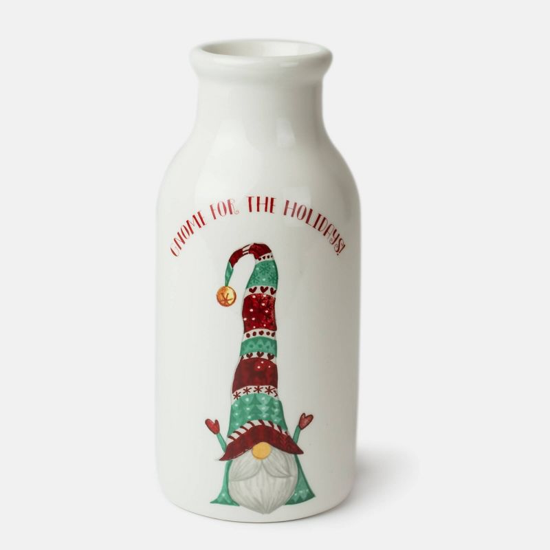 2pc Ceramic Gnome Milk and Cookies Set - Peppermint & Pine
