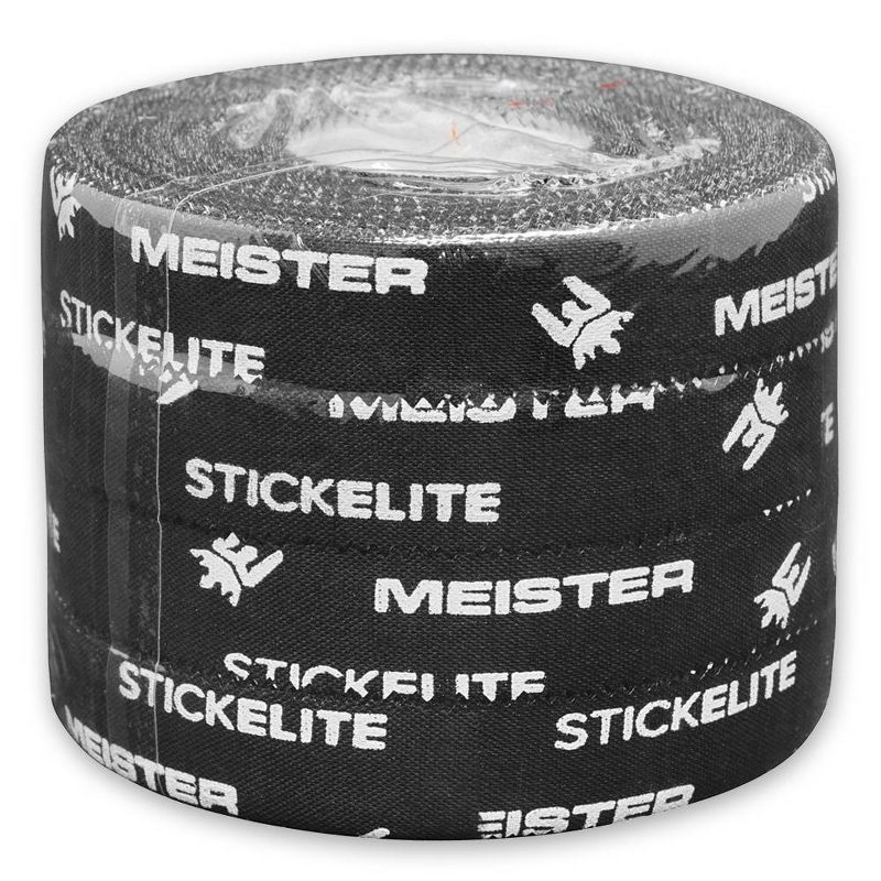 Meister StickElite Pro Porous 4 Rolls Athletic Tape - Black