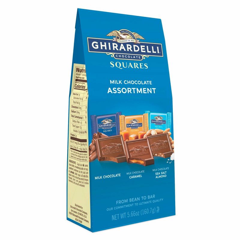 Ghirardelli Premium Milk Assortment Chocolate Squares - 5.66oz